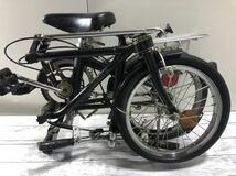 23M11-35：【DAHON Ⅲジャンク要修理】 ダホン 折りたたみ自転車 折りたたみ 16インチ_画像1