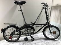 23M11-35：【DAHON Ⅲジャンク要修理】 ダホン 折りたたみ自転車 折りたたみ 16インチ_画像2