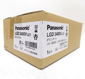 2S321□■Panasonic パナソニック 天井埋込型　LED（温白色） ダウンライト LGD3400VLE1 3個セット■□【ニューポーン】