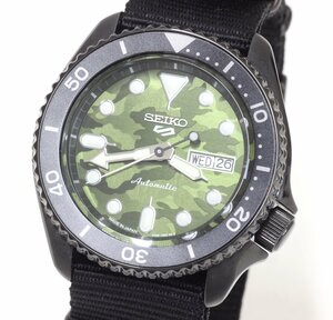 1T704 良品！ SEIKO セイコー 5 SPORTS スポーツ 自動巻き 腕時計　SBSA173　4R36-13B0　動作確認済　2023年5月購入品！【ニューポーン】