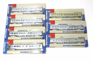 2S351 beautiful goods! WALTHERS HO gauge 7 both set 85' BUDD BURLINGTON 932-6327 932-6347 932-6467 932-6487 932-6507[ new Poe n]