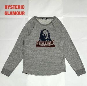 【人気】HYSTERIC GLAMOUR　ヒステリックグラマー　ロンT　ヒスガール　ラグランスリーブ　カットオフ　ユニセックス　0203CL05