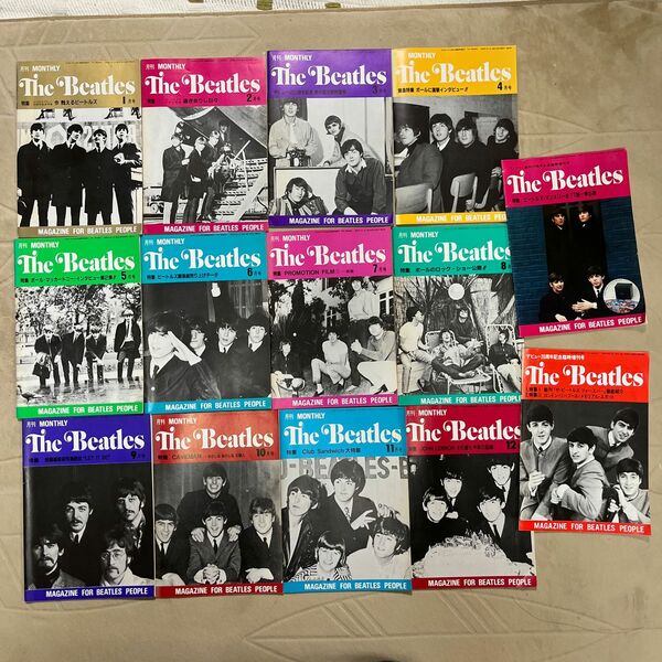 月刊　The Beatles 1月号〜12月号 1981