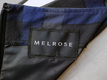 MELROSE◆黒＆青＆グレー/ワンピース◆送料無料_画像6