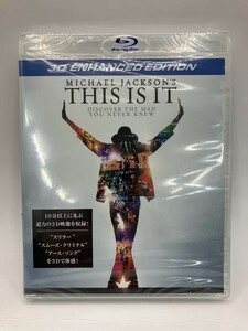 1808　【未開封】BLU-RAY 3D　マイケルジャクソン THIS IS IT