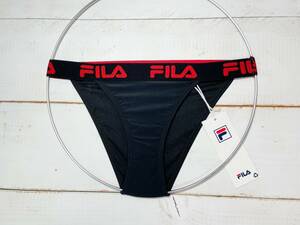 【即決】FILA フィラ 女性用 ビーチバレー ビキニ ショーツ 水着 ブルマ Black 海外XXXS