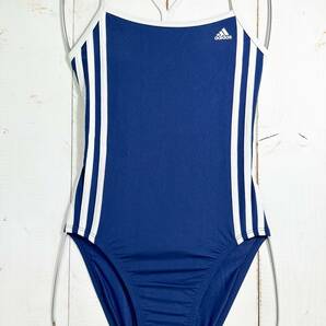 【即決】adidas アディダス 女性用 ワンピース 競泳水着 Navy 海外28の画像3