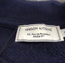 MAISON KITSUNE メゾンキツネ トレーナー スウェット ネイビー XSサイズ_画像6