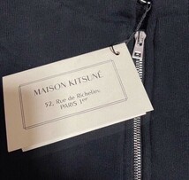 MAISON KITSUNE メゾンキツネ チラックスフォックス フーディ スウェット パーカー ハーフジップ ジップアップ 長袖 トレーナー 黒 Sサイズ_画像10