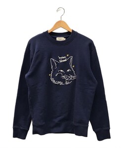 MAISON KITSUNE メゾンキツネ トレーナー スウェット ユニセックス ネイビー 新品未使用 タグ付き パーカー メンズ レディース Sサイズ