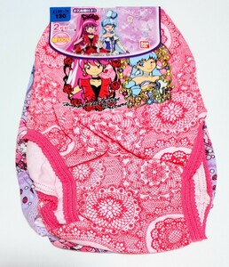 ☆新品☆ハピネスチャージプリキュア☆2枚組ショーツ☆130☆⑤