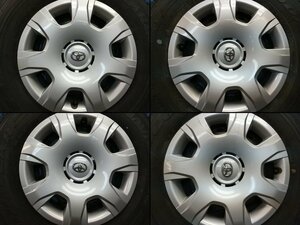 【1円開始】9.5～8分山！200系ハイエース純正＋アイスナビカーゴ●15×6J＋33 6穴×114.3●195/80R15●4本●手渡し可！●(fW560