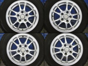 【1円開始】エコフォルム＋20年製ブリザックVRX●15インチ6J＋45 5穴PCD114.3●195/65R15●4本●手渡し可！●セレナ●(fW693