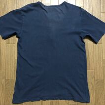 ラッセル ピグメント ヘンリーネック Tシャツ ブルー Mサイズ_画像2