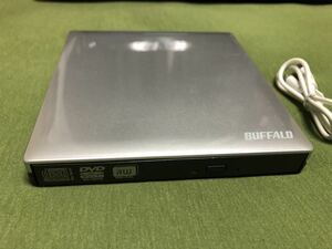 BUFFALO 外付けDVDドライブ DVSM-PS58U2-SV CD-RW /DVD-RW バスパワー 動作確認済