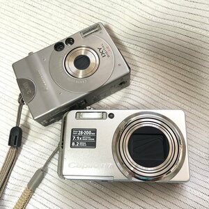 1円～ 動作未確認 RICOH CAPLIO R7 リコーキャプリオ キヤノン CANON PC1001 コンデジ2台セット IW311CC01BND2