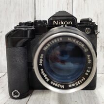 ニコン Nikon FE 一眼レフ フィルムカメラ モータードライブ ブラックボディ マニュアルフォーカス ジャンク品 【4149_画像5