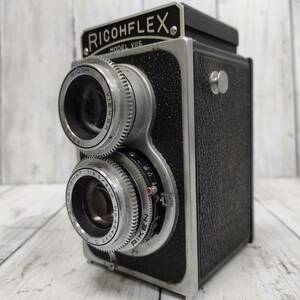 リコーフレックス モデル７S RICOH FLEX MODEL ⅦS 2眼レフ フィルムカメラ マニュアルフォーカス ヴィンテージ 現状品 【8119