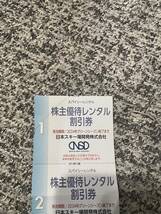 日本スキー場開発株主優待スパイシーレンタル割引券1枚 日本駐車場開発　数量5_画像1