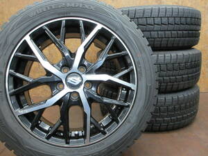 ★ELBE MX-10 5穴PCD100 + 深溝スタッドレス DUNLOP WINTERMAXX WM01 205/55R16 4本セット[86 カローラスポーツ プリウス インプレッサ]