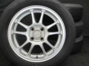 ★ECO FORME SE-10 + 2022年製 BRIDGESTONE REGNO GR-XⅡ 175/65R15 4本セット[アクア ヤリス ヴィッツ ノート フィット デミオ スイフト]