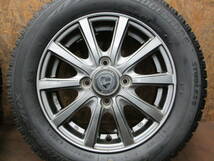 ★CLAIRE DG10 + スタッドレス BRIDGESTONE BLIZZAK VRX 155/65R13 4本セット[ムーヴ ルークス ライフ アルト ワゴンR MRワゴン 軽自動車]_画像6