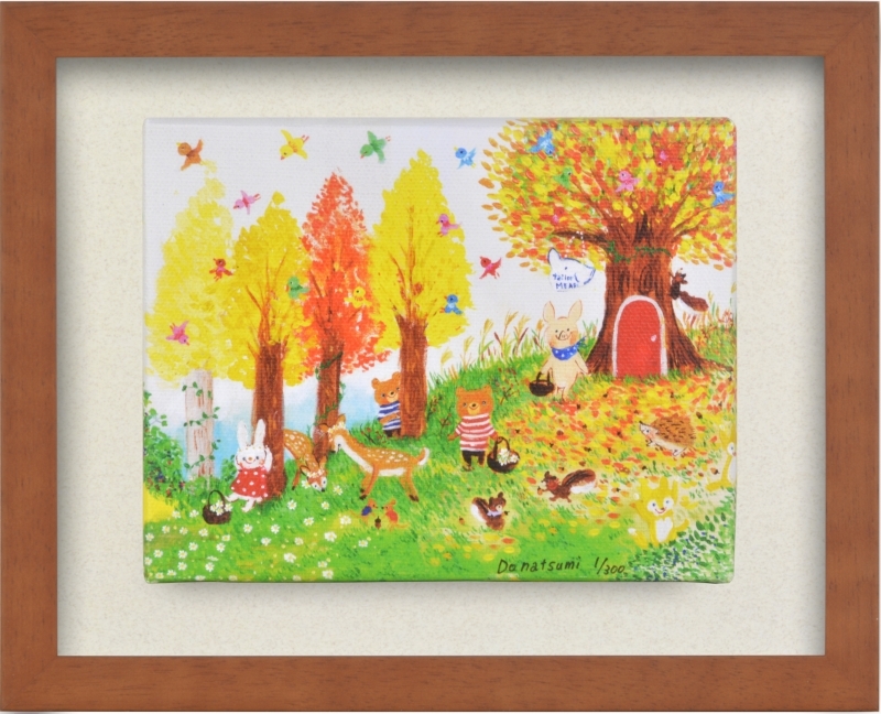 Cuadro enmarcado con impresión Giclee Natsumi Don Mary's Autumn inch, Obra de arte, Huellas dactilares, otros