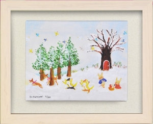 Art hand Auction لوحة مؤطرة بطباعة جيكلي Natsumi Don Mary's Winter بوصة, عمل فني, مطبوعات, آحرون