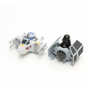 ★493208 CONVERGE VEHICLE 2種セット X-wing TIE ADVANCE X1 STARWARS R2-D2 ダース・ベイダー