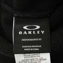 ◆494637 未使用品 OAKLEY オークリー ネックウォーマー フリース 22aw メンズ ブラック_画像4