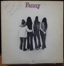 【HW014】FANNY 「Fanny」, 70 US Original　★女性ロック・ボーカル/サイケデリック・ロック/グラム/ポップ・ロック_画像1