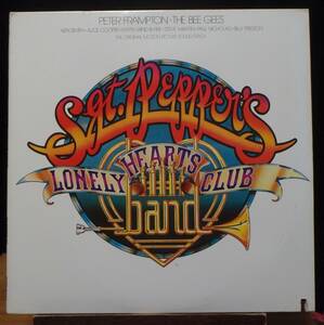 【ST017】V.A.「Sgt. Pepper's Lonely Hearts Club Band」(2LP), 78 US Original/ポスター　★サウンドトラック/ポップ・ロック/ビージーズ