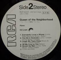 【HW011】FLAME 「Queen Of The Neighborhood (ブルックリンの薔薇)」,77 JPN(帯) 白ラベル見本盤　★女性ロック・ボーカル/ハード・ロック_画像6