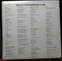【HW011】FLAME 「Queen Of The Neighborhood (ブルックリンの薔薇)」,77 JPN(帯) 白ラベル見本盤　★女性ロック・ボーカル/ハード・ロック_画像4