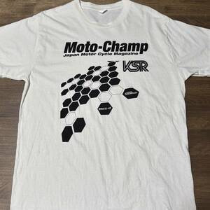 ◎モトチャンプ カワサキ・KSR Tシャツ Kawasaki RINDA FACTORY shirt