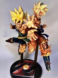 ドラゴンボールZ フィギュア　カスタム　リペイント　孫悟空 &バーダック 完成品 スーパーサイヤ人 一品物 箱無し