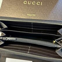 グッチ　GUCCI 財布　長財布　GGキャンバス　ハート金具　ラウンドファスナー　レディース_画像3