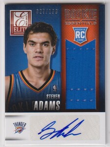 NBA STEVEN ADAMS AUTO 2013-14 PANINI ELITE BASKETBALL ROOKIE ESSENTIALS Autograph /199 枚限定 スティーブン・アダムズ 直筆 サイン