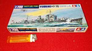 ２７－未組立品【 日本海軍 駆逐艦 吹雪 ( ふぶき ) TAMIYA 】1:700 ＞大日本帝国 太平洋戦争 軍艦 海戦 アメリカ軍