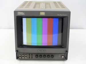 SONY BVM-9044QD 9型ビデオモニター コンポジット/コンポーネント/D1-SDI入力 16:9 4:3対応 ジャンク*392453