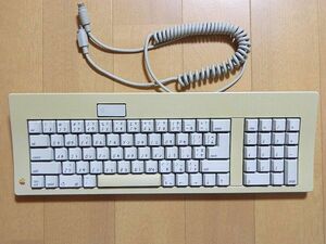 小難あり…… Apple Keyboard M0116J ／ メカニカルキー(ALPS製 オレンジ軸)、ADB仕様