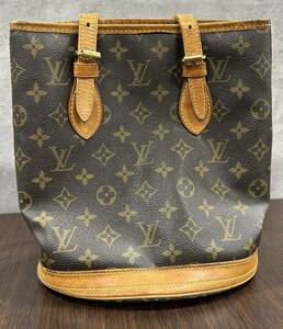 1円スタート　Louis Vuitton バケットPM　M42238　バッグ　LV　モノグラム　現状品　プチバケット 　ルイヴィトン