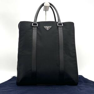 626★1円スタート★ PRADA プラダ 三角プレート ナイロン サフィアーノ トートバッグ ハンドバッグ メンズ　レディース　ビジネス