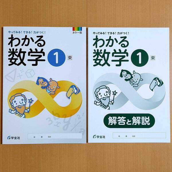 令和5年度対応「わかる数学 1年 東京書籍版【生徒用】解答と解説 付」学宝社 ワーク 答え 新しい数学 東書 東.