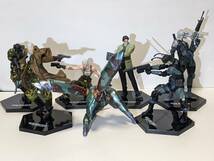 7種セット コナミフィギュアコレクション METAL GEAR SOLID2 Vol.1 メタルギアソリッド　フィギュア スネーク　オセロット　レイ 雷電 など_画像1