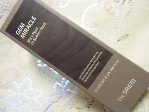 ★The SAEM　GEM MIRACLE ブラックパール 炭酸 マスク　105g 韓国コスメ　新品★