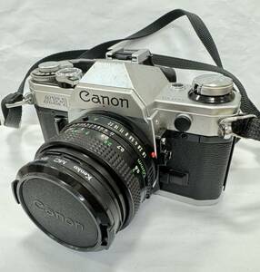 【1円スタート！-動作未確認】Canon キャノン AE-1 フィルム カメラ 一眼レフ FD 50mm 1:1.8 中古 現状品 詳細不明 ジャンク