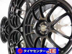 18インチ ENKEI PF01 7.5J ＋45 100 カローラスポーツ/プリウス/86/BRZ 中古アルミホイール【4本】送料無料(AA18-0517）