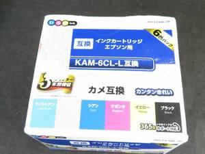 新品未使用　 いろはインク　エプソン　カメ互換　KAM-6CL-L互換インクカートリッジ　*1117