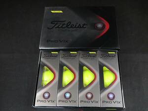 未使用 Titleist PRO V1ｘ タイトリスト プロ V1ｘ　１ダース　*4